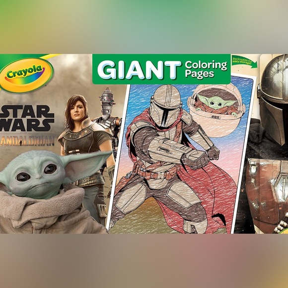 Crayola Giant Coloring Pages 12.75"X19.5"-Star Wars - Picture 2 of 2
